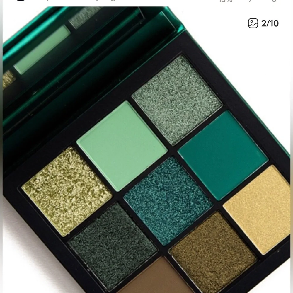 HUDA BEAUTY Emerald Obsession Eyeshadow Palette NEW